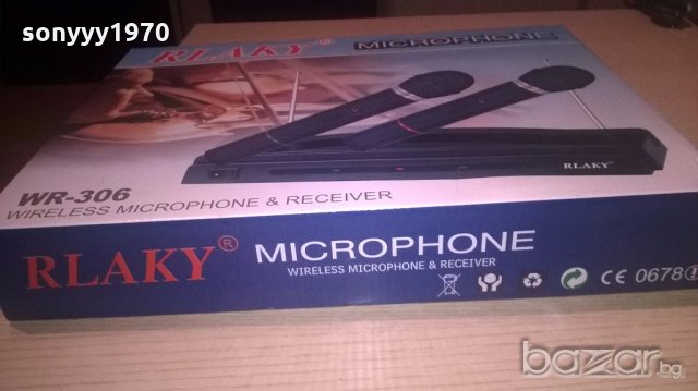 нов комплект безжични микрофони, снимка 7 - Микрофони - 19662589