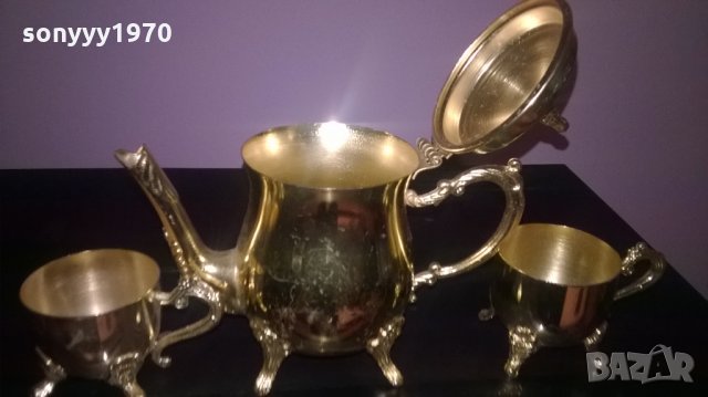 златна кана с две чаши за кафе или колекция-внос швеицария, снимка 8 - Колекции - 25343905