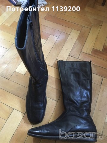 Aerosoles черни ботуши естествена кожа 37 номер, снимка 3 - Детски боти и ботуши - 17131878