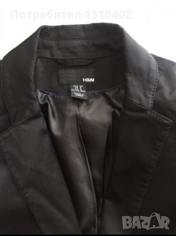 Стилно сако H&M,eur 38, снимка 2 - Сака - 23788261