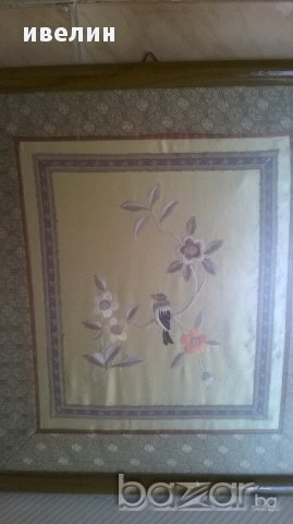 стара картина везана на плат 2, снимка 2 - Гоблени - 12487908
