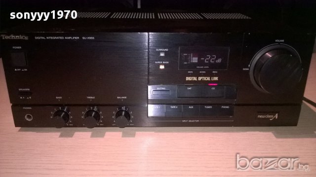 ПОРЪЧАН-technics su-x955-stereo amplifier-370watts, снимка 1 - Ресийвъри, усилватели, смесителни пултове - 12277483