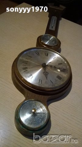 ПОРЪЧАН-Месинг-антика-ретро часовник с уреди 70/20см, снимка 18 - Антикварни и старинни предмети - 13739651