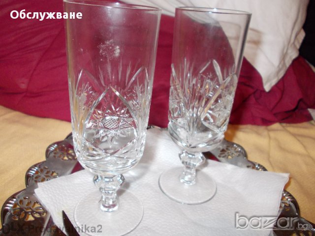 кристални чаши, снимка 2 - Други - 11446760