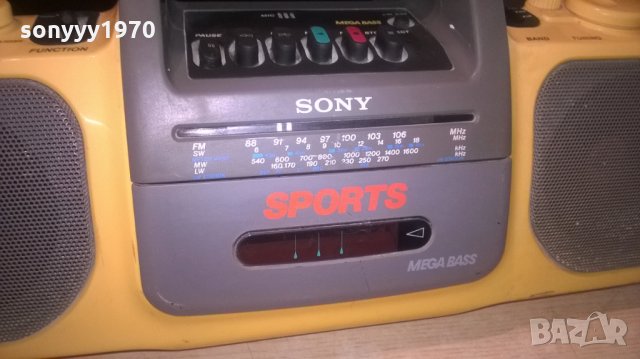 sony sports-mega bass-внос швеицария, снимка 7 - Ресийвъри, усилватели, смесителни пултове - 22745925