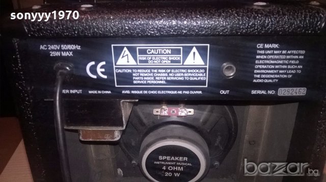 fx-15 китарно кубе-28х25х17см-внос англия, снимка 9 - Ресийвъри, усилватели, смесителни пултове - 19646013