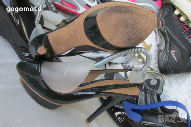 дамски тъмно (маслено) зелени обувки 38-39 платформа  ZARA® original ,GOGOMOTO.BAZAR.BG®, PLATFORM H, снимка 13 - Сандали - 21822992