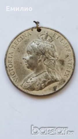 UK. Diamond Jubilee 1897 Q VICTORIA, снимка 3 - Нумизматика и бонистика - 21284941