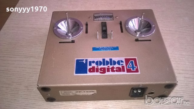 robbe digital 4-remote-made in japan-внос швеицария, снимка 1 - Други спортове - 19476288