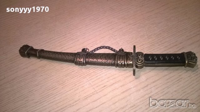 Метален меч с метална кания 24/5см-внос швеицария, снимка 9 - Антикварни и старинни предмети - 16093555