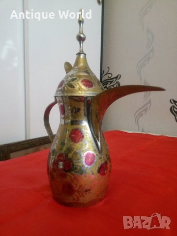 Красив Османски Чайник Кафеник Кана  Ибрик, снимка 2 - Колекции - 23051523