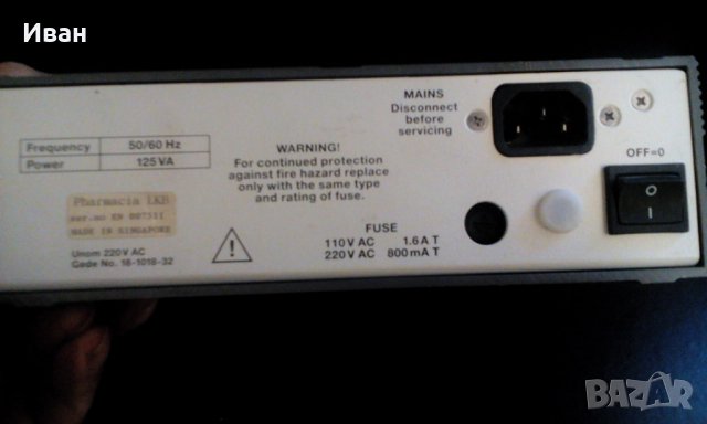 Медицинско захранване за електрофореза Pharmacia lkb gps 200/400, снимка 4 - Друга електроника - 24045377