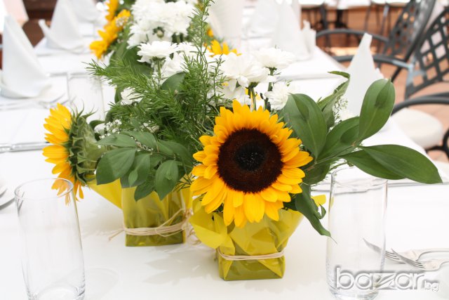 Сватбена украса; калъфи за столове под наем, снимка 4 - Декорация - 7710394