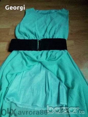 Рокля в зелено, снимка 2 - Рокли - 11115612