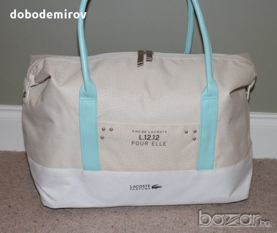 Нова чанта Lacoste POUR ELLE Holdall/Travel Bag, оригинал, снимка 10 - Чанти - 15911254
