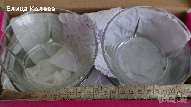 Разпродажба! Стъклени купички нови, снимка 1