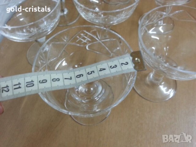 Кристални чаши за вино гравирани, снимка 5 - Сервизи - 22662075