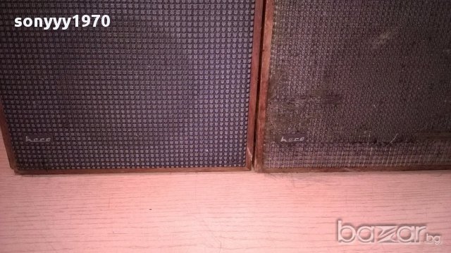 Heco-retro-2 броя стари колони 38/22/18см-внос швеицария, снимка 8 - Тонколони - 13824549