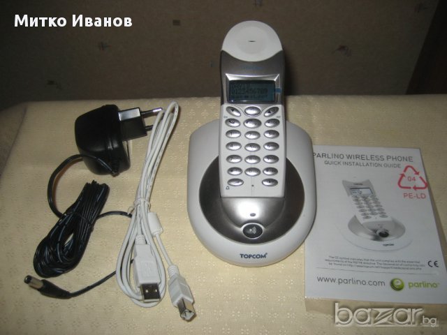 Безжичен Skype телефон за компютър Topcom, снимка 2 - Други - 11487159