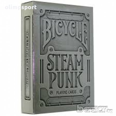 КАРТИ ЗА ИГРА BICYCLE SILVER STEAMPUNK  нови, снимка 1 - Карти за игра - 13440600