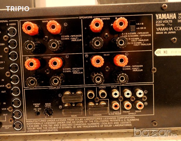 Усилвател Yamaha DSP-A2070, снимка 12 - Ресийвъри, усилватели, смесителни пултове - 18863150