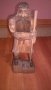 Дърворезба-човек с торба-35/13/10см-внос швеицария, снимка 4