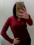 Блуза/пуловер цвят бордо