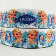 етикети лента синя Замръзналото Кралство Елза frozen ширит плат за пришиване, снимка 1 - Други - 16679806