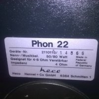 heco phon 22 made in f.r.germany-2x80w-внос швеицария, снимка 16 - Тонколони - 21939625