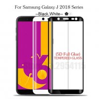 5D ЦЯЛО ЛЕПИЛО Стъклен протектор + кейс за Samsung Galaxy A9 A8 J6 J6+ J4 J4+ 2018 PLUS, снимка 3 - Фолия, протектори - 24232463