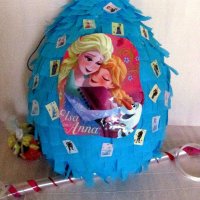 Пинята Фрозен+ подарък маска и конфети ,готови за изпращане, снимка 2 - Декорация за дома - 20003773