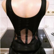 Черна секси рокля S/M р-р., снимка 1 - Рокли - 14071279