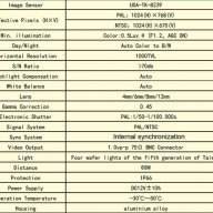 Метална 960h 900/1000tvl HD с 4 Wafer H.leds, Mscg Стъкло 1/4" Usa 8239 Cmos Сензор Охр. Камера, снимка 11 - Камери - 10096521