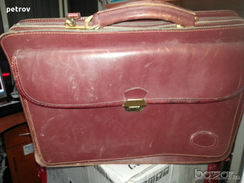 мъжка чанта amiet leather line, снимка 1