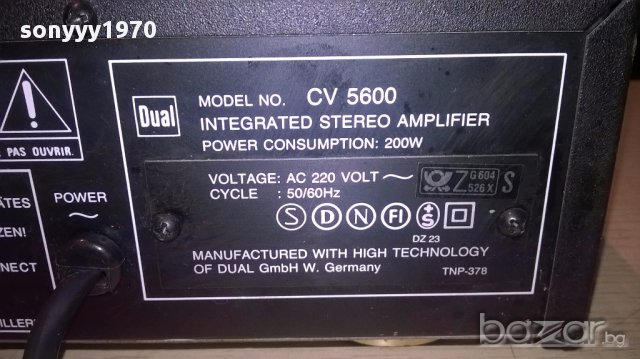 ПОРЪЧАН-Dual cv5600 audiophile concept high current-w.germany-за ремонт, снимка 13 - Ресийвъри, усилватели, смесителни пултове - 16687815