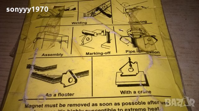 магнитен ъгъл за заваряване, снимка 10 - Други инструменти - 24708602