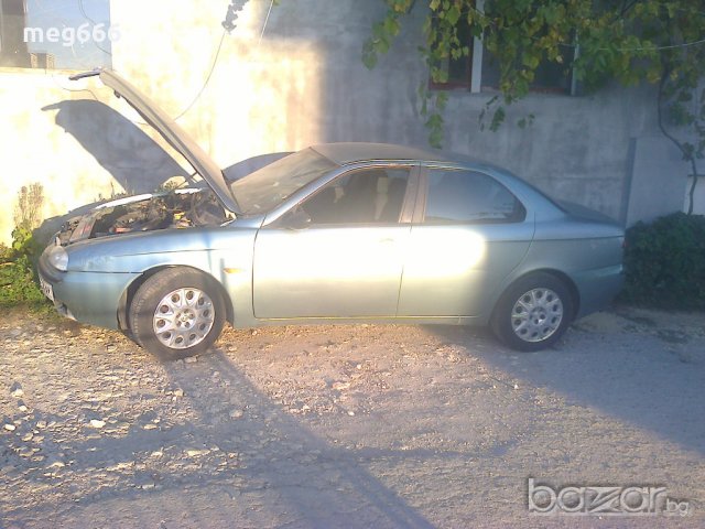 Алфа Ромео-156 дизел на части-светлозелен металик-двигател -без номер , снимка 2 - Автомобили и джипове - 19690642