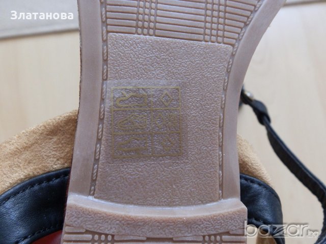 нови черни сандали 38, снимка 5 - Сандали - 18593923