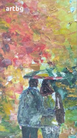 Автентична картина "Семейно", снимка 5 - Картини - 24753263