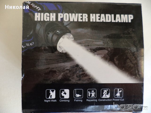 Акумулаторен челник Cree-Т6 с 2 бр. батерии, снимка 6 - Осветление - 12067514