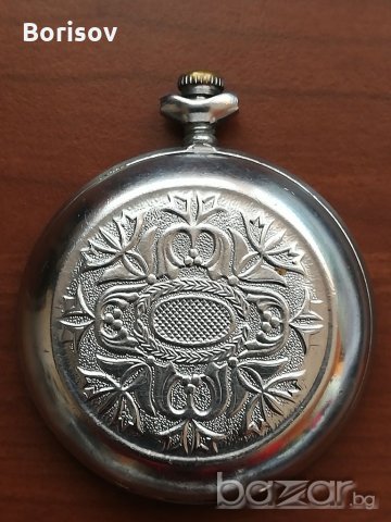 Руски джобен часовник Molnija, снимка 6 - Антикварни и старинни предмети - 20376929