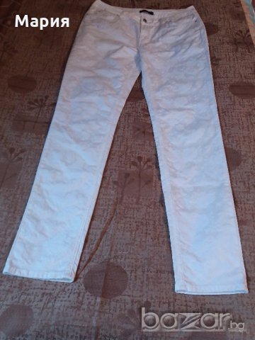 Бял памучен панталон 5 лв, снимка 6 - Панталони - 19079275