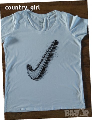 Nike - страхотна дамска тениска 100% оригинал отлично състояние , снимка 5 - Тениски - 25424470