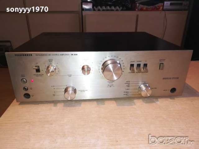telefunken ta350 hifi amplifier-за ремонт-внос швеицария, снимка 3 - Ресийвъри, усилватели, смесителни пултове - 21305324