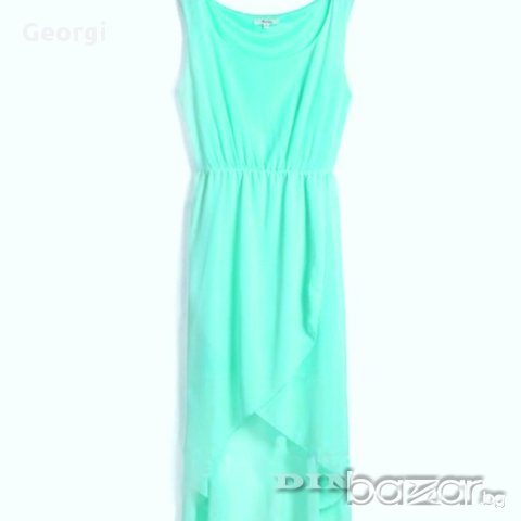 Рокля в зелено, снимка 3 - Рокли - 11115612