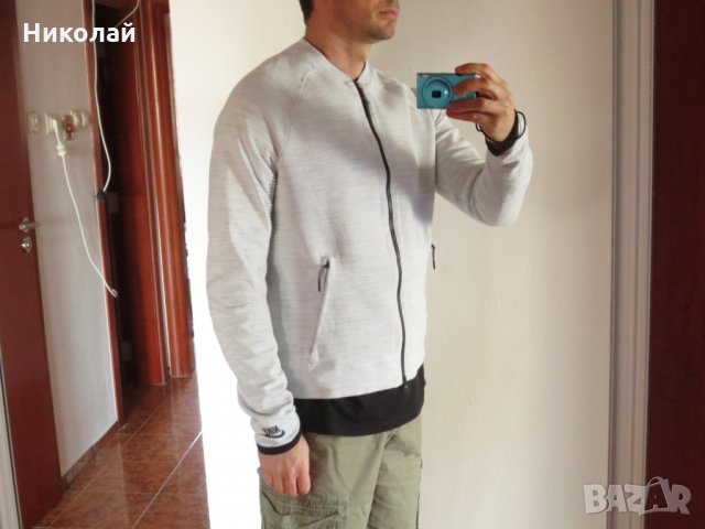 Nike Tech Knit Jacket Carbon Heather, снимка 4 - Спортни дрехи, екипи - 24862875