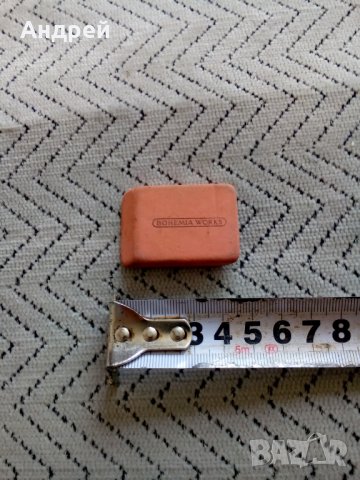 Стара гума,гумичка за триене Bohemia works #3, снимка 5 - Антикварни и старинни предмети - 24984802