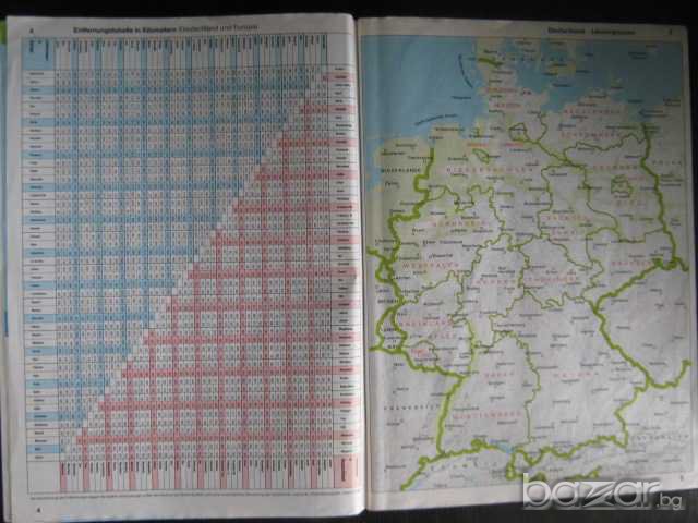 Атлас "Europa - Strabenkarte" - 144 стр., снимка 4 - Учебници, учебни тетрадки - 8004785