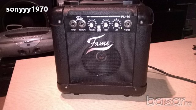 Fame pl-10 gitar amplifier-24/24/15см-внос швеицария, снимка 9 - Китари - 15093776