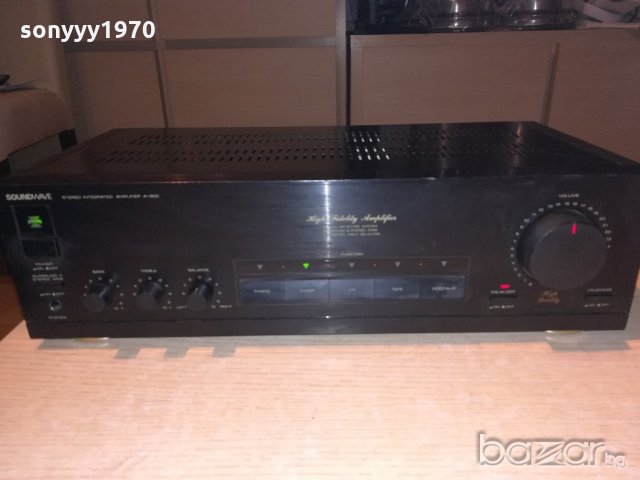 soundwave a-900-stereo amplifier-внос швеицария, снимка 3 - Ресийвъри, усилватели, смесителни пултове - 20257193